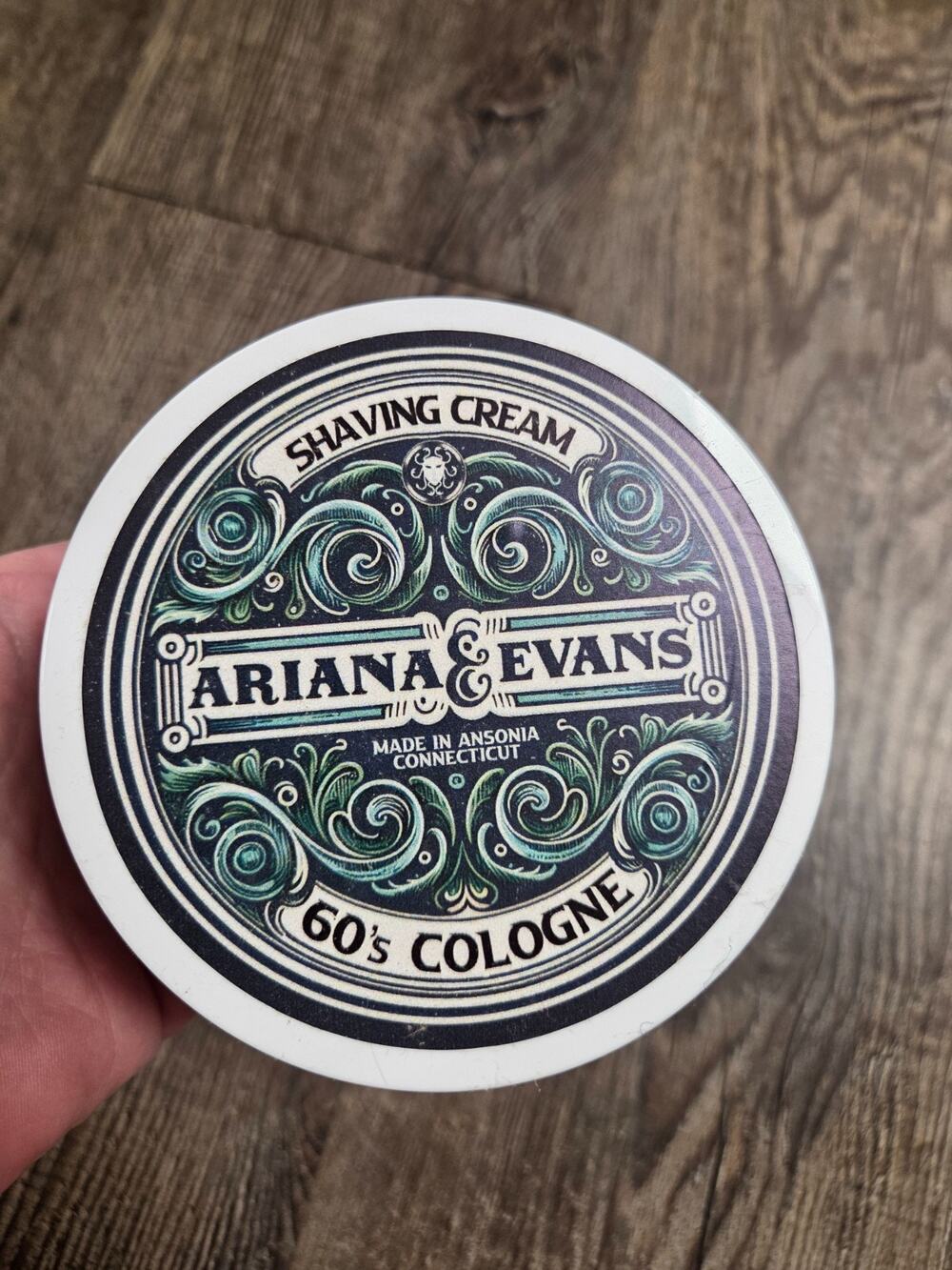 Ariana + Evans 60s Cologne Artisan Shaving Cream, 5.3oz
